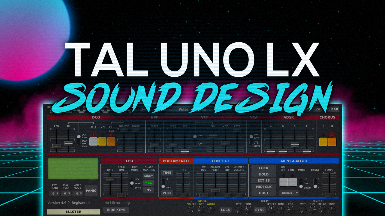 Sound Design with TAL UNO LX