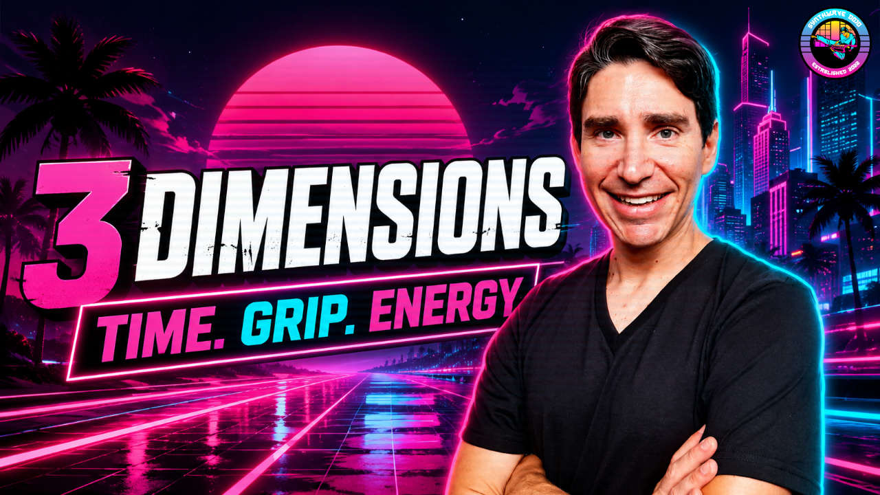 The 3 Dimensions of Arrangement: Time, Grip, and Energy